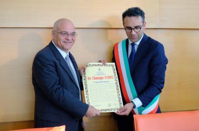 Ginosa conferisce la cittadinanza onoraria a Giuseppe Antoci