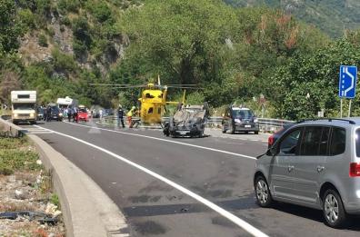 Incidente sulla Fondo Valle del Noce, nei pressi di Lauria: morto un 29enne e due feriti