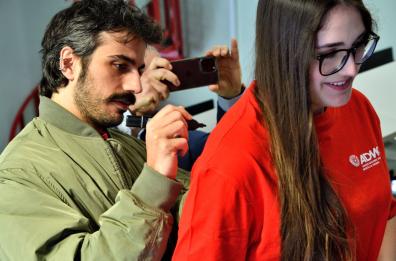Foggia, gli studenti dell'IISS Einaudi al fianco dell'attore Gianmarco Saurino per promuovere la donazione di midollo osseo