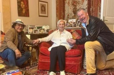 Al Bano incontra Sophia Loren nella sua casa di Ginevra: la foto è virale