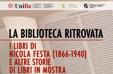 'La Biblioteca ritrovata', a Matera in mostra i libri di Festa