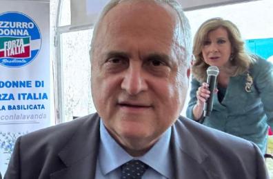 Il patron della Lazio Lotito annuncia: «Pronto ad aiutare il Matera calcio»