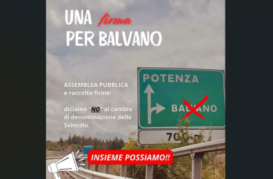 «Non cambiamo il nome allo svincolo autostradale di Balvano», la richiesta all'Anas diventa un caso politico