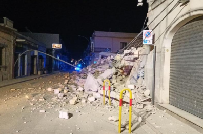 Latiano, crollo della palazzina di via Francavilla: 11 indagati, anche vecchi e nuovi proprietari e tecnici