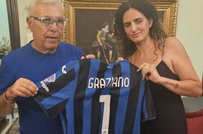 Da Roma al Salento a piedi per rendere omaggio alla vedova di Fiorita: il cammino del tifoso dell'Atalanta 