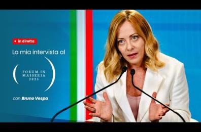 Forum in Masseria a Manduria, l'intervista di Bruno Vespa a Giorgia Meloni: rivedi la diretta