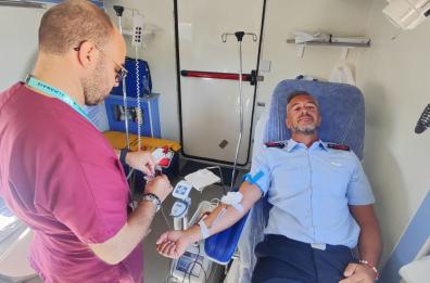 Torre a Mare, Aeronautica Militare e AVIS insieme per la donazione di sangue: «Un gesto semplice dal valore inestimabile»