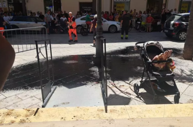 Brindisi, secchio di catrame bollente cade da un terrazzo: ustionati in sei, anche un bimbo di 6 mesi