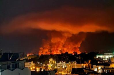 Fumo e paura sulla costa di Manfredonia: l’Oasi Lago Salso ancora in fiamme