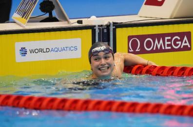 Mondiali di nuoto a Singapore: per la tarantina Benedetta Pilato è medaglia di bronzo nei 50 rana