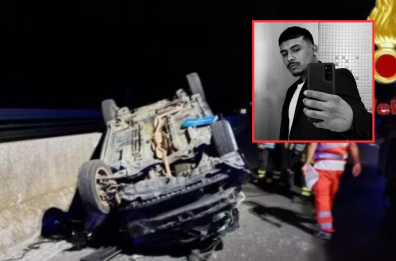 Incidente sulla Ss16 all'altezza di Barletta direzione nord: auto si ribalta, perde la vita un 26enne