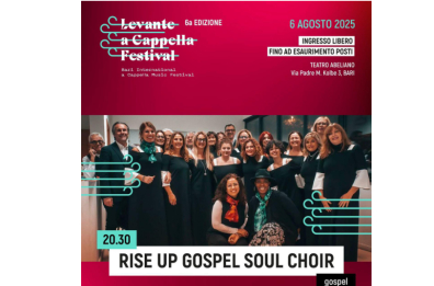 Bari, torna il Levante “A Cappella” Festival: quando la voce «suona» più di uno strumento musicale