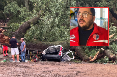 Albero si abbatte su auto, restano stabili i tre ragazzi feriti a Ferrandina. Domani i funerali di Nicola Pipio