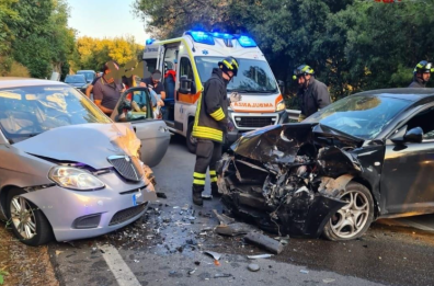 Incidente sulla SP9 a Cisternino: due auto coinvolte e due feriti