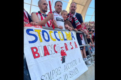 Passione biancorossa, da Stoccolma a Bari l’amore senza confini