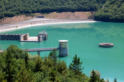 C’è più acqua nelle dighe della Camastra e S.Giuliano