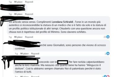 Morte Mimmo Colasanto, giornalista minacciata sui social dopo l'articolo sulla «Gazzetta»: solidarietà dell'Ordine