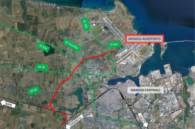 Brindisi, al via il progetto per il collegamento ferroviario con l’aeroporto del Salento