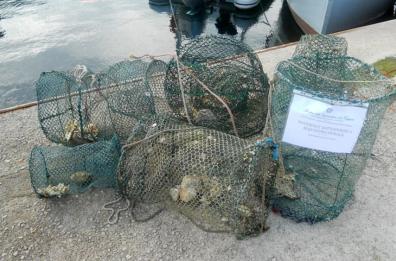 Pesca vietata a Porto Cesareo: multato pescatore professionale con 22 nasse sequestrate VIDEO