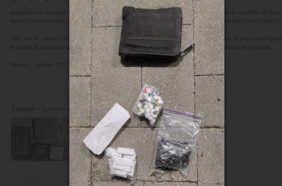 Brindisi, viaggiavano in auto con oltre 500 dosi di droga: quattro arresti 