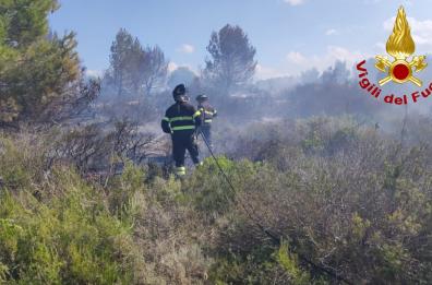 Maltempo, disagi in Salento per vento forte. A San Cataldo scoppia l'incendio tra le sterpaglie: 45 ettari a fuoco
