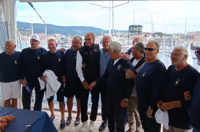 La barca della legalit&agrave; intitolata a Francesco Basile con a bordo un equipaggio tutto materano