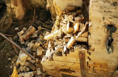 Paura a Gravina: un palazzina disabitata è crollata, per fortuna nessun ferito