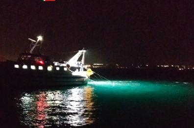Pesca a strascico in zona vietata: peschereccio sanzionato dalla Guardia Costiera di Molfetta
