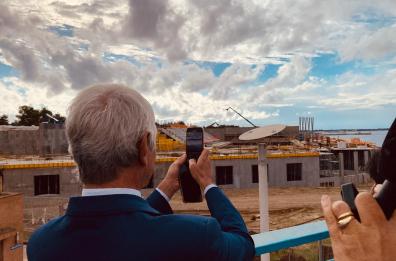 Taranto accelera verso i Giochi del Mediterraneo: Abodi in sopralluogo tra cantieri, stadi e nuove strutture Taranto accelera verso i Giochi del Mediterraneo: Abodi in sopralluogo tra cantieri, stadi e nuove strutture