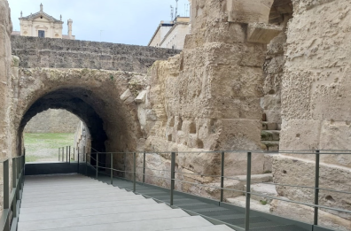 Lecce, gli architetti vanno alla scoperta dei «segreti» dell’anfiteatro romano Lecce, gli architetti vanno alla scoperta dei «segreti» dell’anfiteatro romano