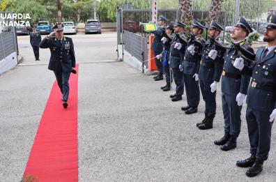 Il comandante regionale Geremia in visita al Comando Provinciale della Guardia di Finanza di Taranto