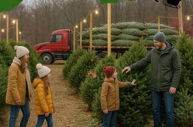 FlorPark Bari accoglie gli abeti veri: weekend natalizio tra elfi, luci e tradizione