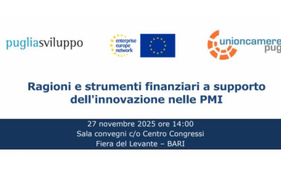 Bari, innovazione e finanza per le PMI: oggi al via l’incontro di Unioncamere Puglia alla Fiera del Levante Bari, innovazione e finanza per le PMI: oggi al via l’incontro di Unioncamere Puglia alla Fiera del Levante