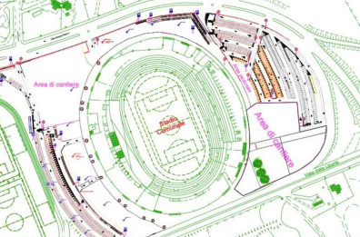 Lecce, in zona Stadio tagliati i parcheggi. L’appello: «Prendete i bus»