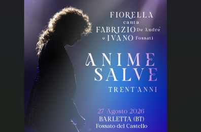«Anime Salve», Fiorella Mannoia arriva a Barletta con un tour che celebra De André e Fossati