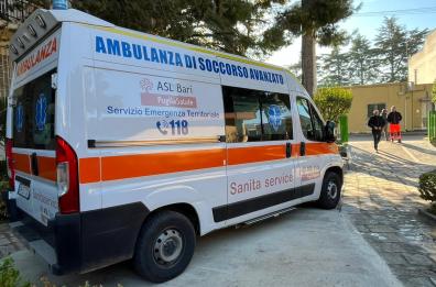 Ad Adelfia inaugurata la nuova sede del 118.  Nel 2024 quasi 2.700 missioni in emergenza