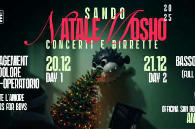 Ad Andria arriva il Sando Natale Mosho: due serate di musica live all’Officina San Domenico Ad Andria arriva il Sando Natale Mosho: due serate di musica live all’Officina San Domenico
