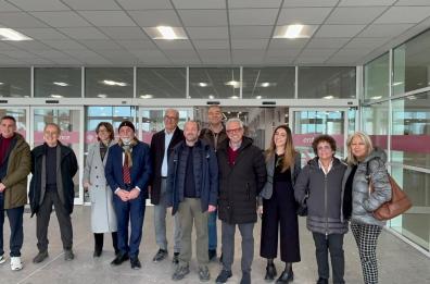 I rappresentanti degli ordini sanitari in visita al nuovo ospedale San Cataldo di Taranto