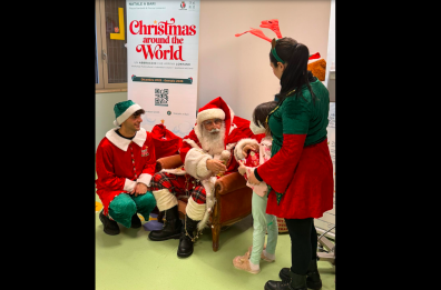 &laquo;Christmas Around the World&raquo;, Babbo Natale porta doni e sorrisi all'ospedale pediatrico Giovanni XXIII
