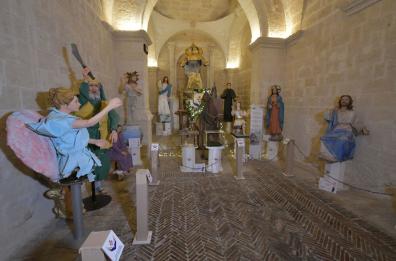 Matera, inaugurato il presepe dei cimeli dei carri della Festa della Bruna