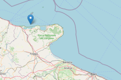 Due lievi scosse di terremoto svegliano il Gargano all'alba di Santo Stefano: sono 125 da inizio anno nel Foggiano