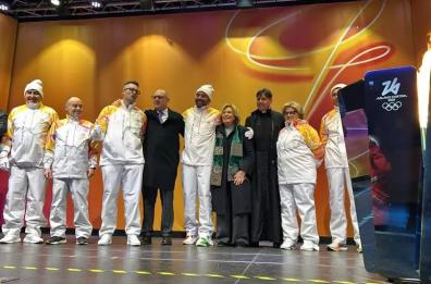 Fiamma olimpica, Fef&egrave; De Giorgi &egrave; l'ultimo tedoforo della tappa di Lecce VIDEO