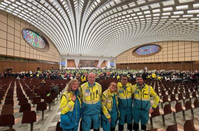 Le Misericordie di Puglia incontrano il Papa: &laquo;Essere all'udienza ha dato nuovo senso al nostro lavoro&raquo;