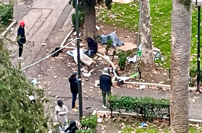 Bari, spaccio e bivacchi: piazza Umberto ancora nel caos. I residenti: &laquo;Scriviamo al questore&raquo;