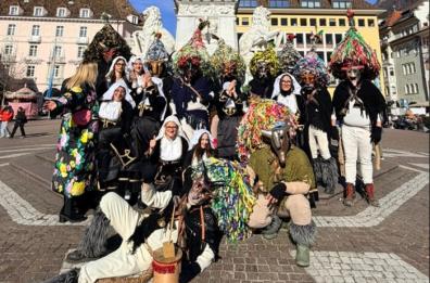 Il Carnevale di Aliano e le maschere cornute tra le strade di Bolzano