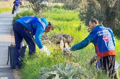 Francavilla Fontana, oltre cinque quintali di rifiuti rimossi nell&rsquo;agro della Tredicina
