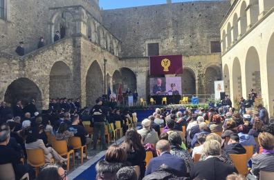 Matera, celebrato il 174&deg; anniversario della Polizia di Stato: cerimonia al Castello di Miglionico
