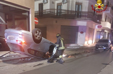 Carovigno, insegue i ladri dopo il furto nel suo bar ma si scontra con un'altra vettura e finisce in ospedale