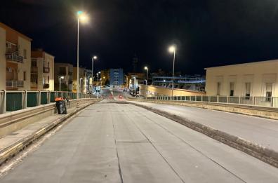 Bari, i cantieri notturni per il Brt: terminati i lavori sul ponte XX Settembre e sul Ponte Garibaldi