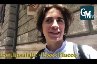 Andrea, primo maturando del Flacco: «Da D'Annunzio alla libertà. E' finita,  che ansia la mascherina...»